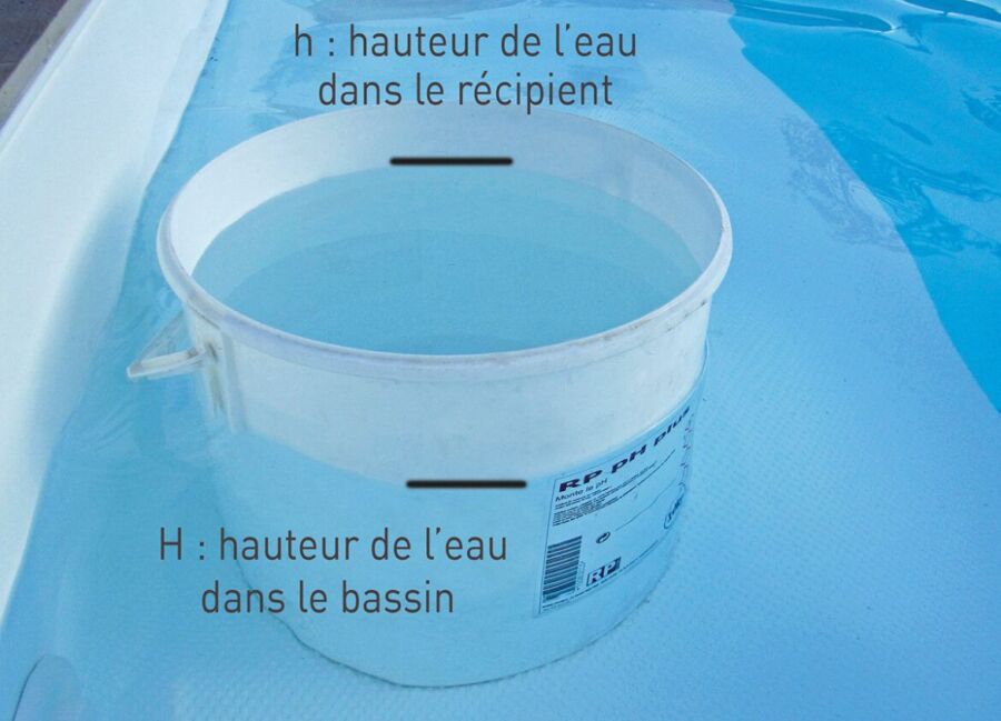 Repérer fuite dans piscine