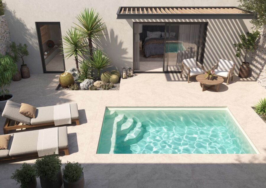 Achat piscine coque complète