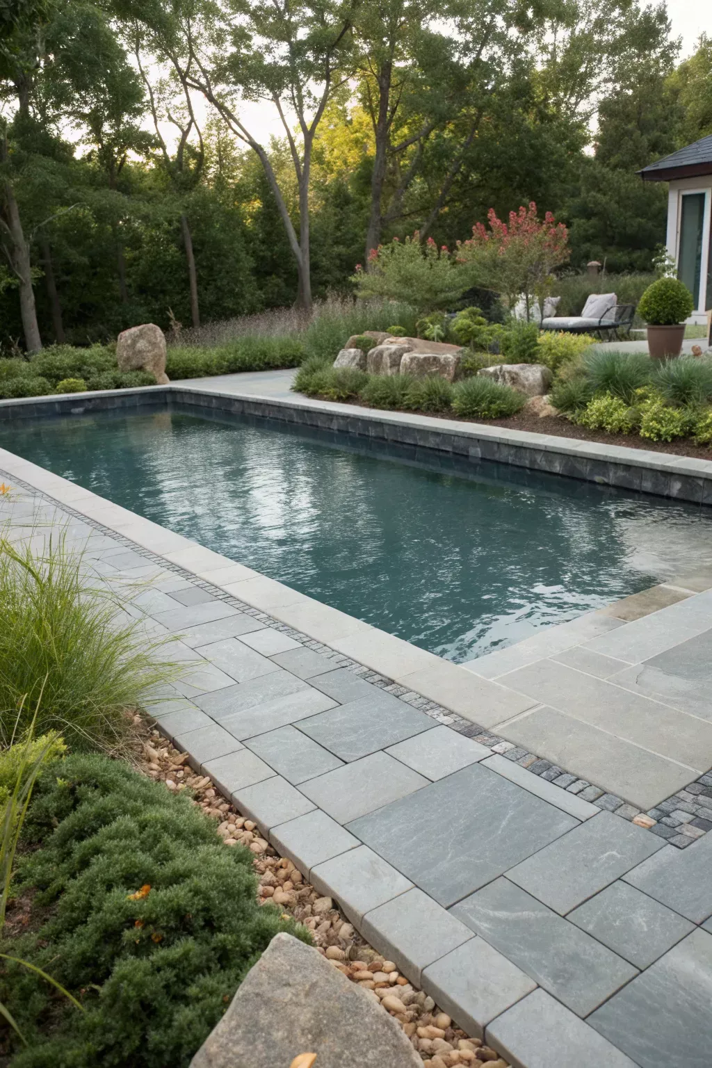 Utilisateurs piscine liner gris