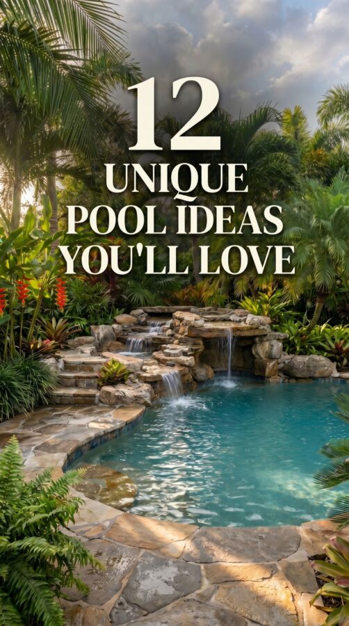 Piscine avec liner unique