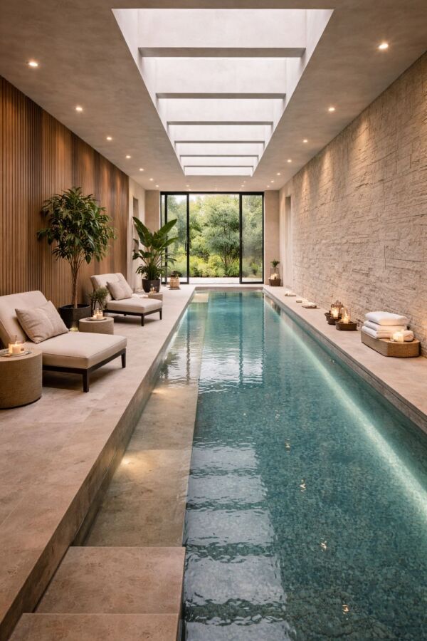 Eau propre piscine sel