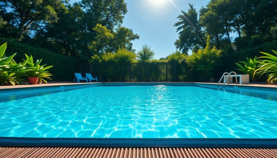 Solution eau verte piscine