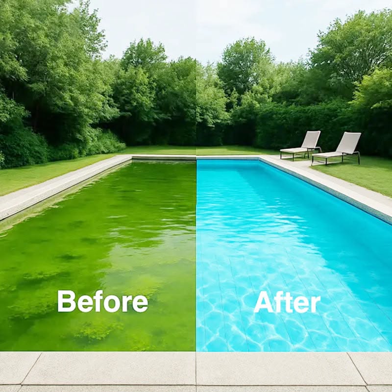Éliminer algues piscine