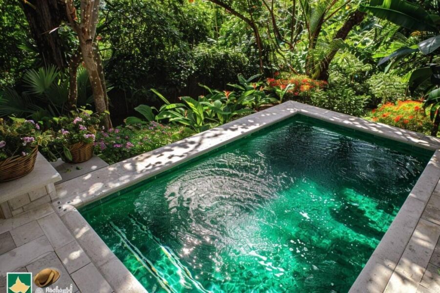 Traitement eau verte piscine