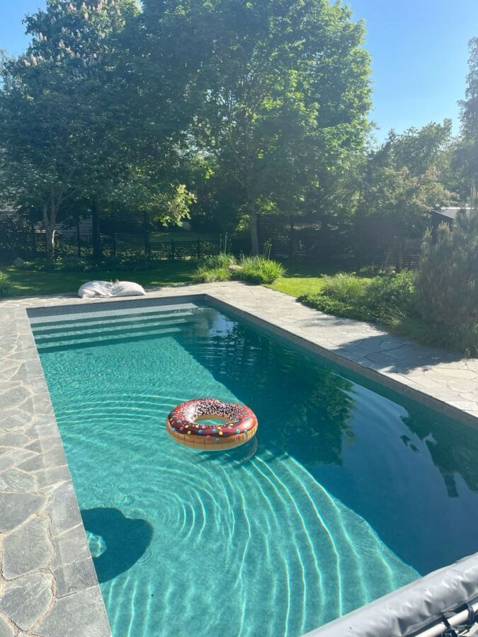 Solution traitement piscine verte