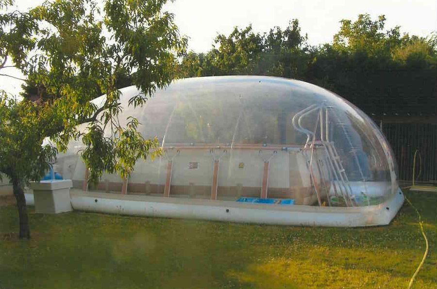 Sécurité piscine avec dome