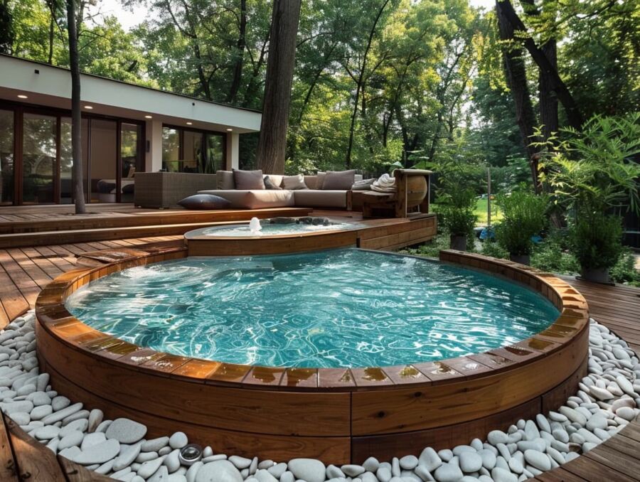 Sécurité piscine avec dome